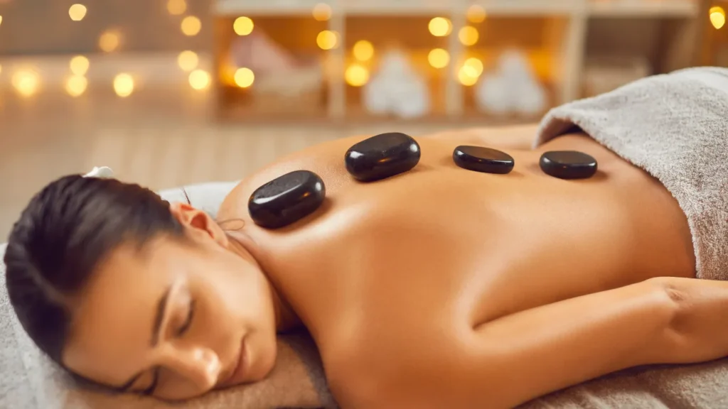 Luxury spa room for hot stone massage in Istanbul at Victory Spa
