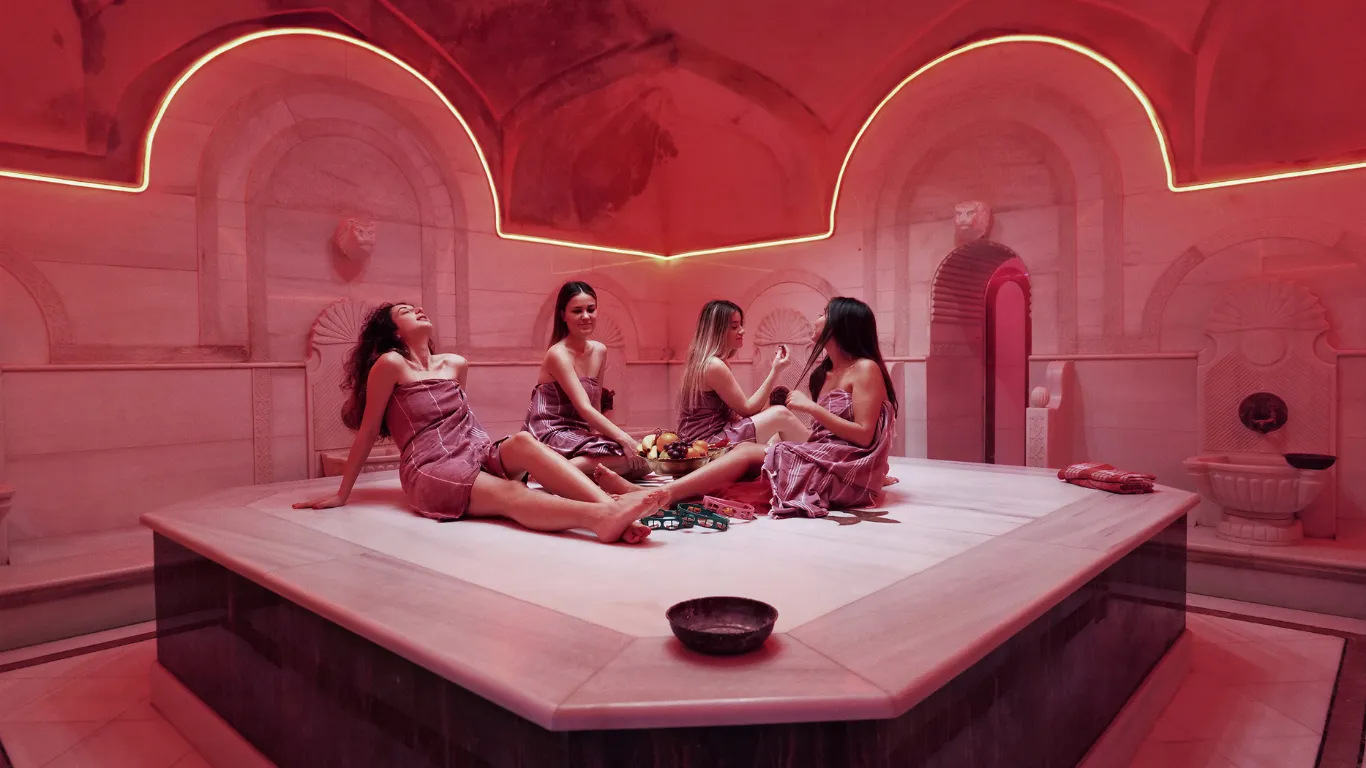 Turkish hammam for two in Istanbul with private marble suite for couples