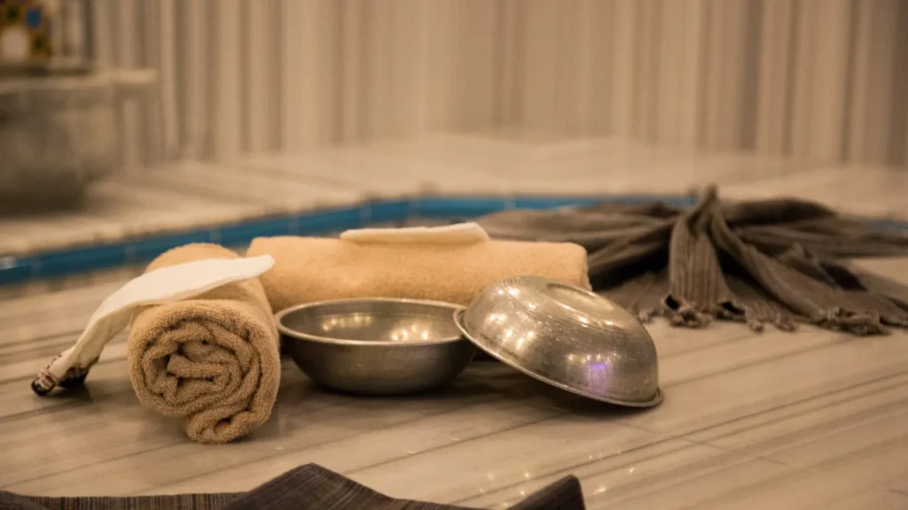 Candlelit private Turkish bath experience
