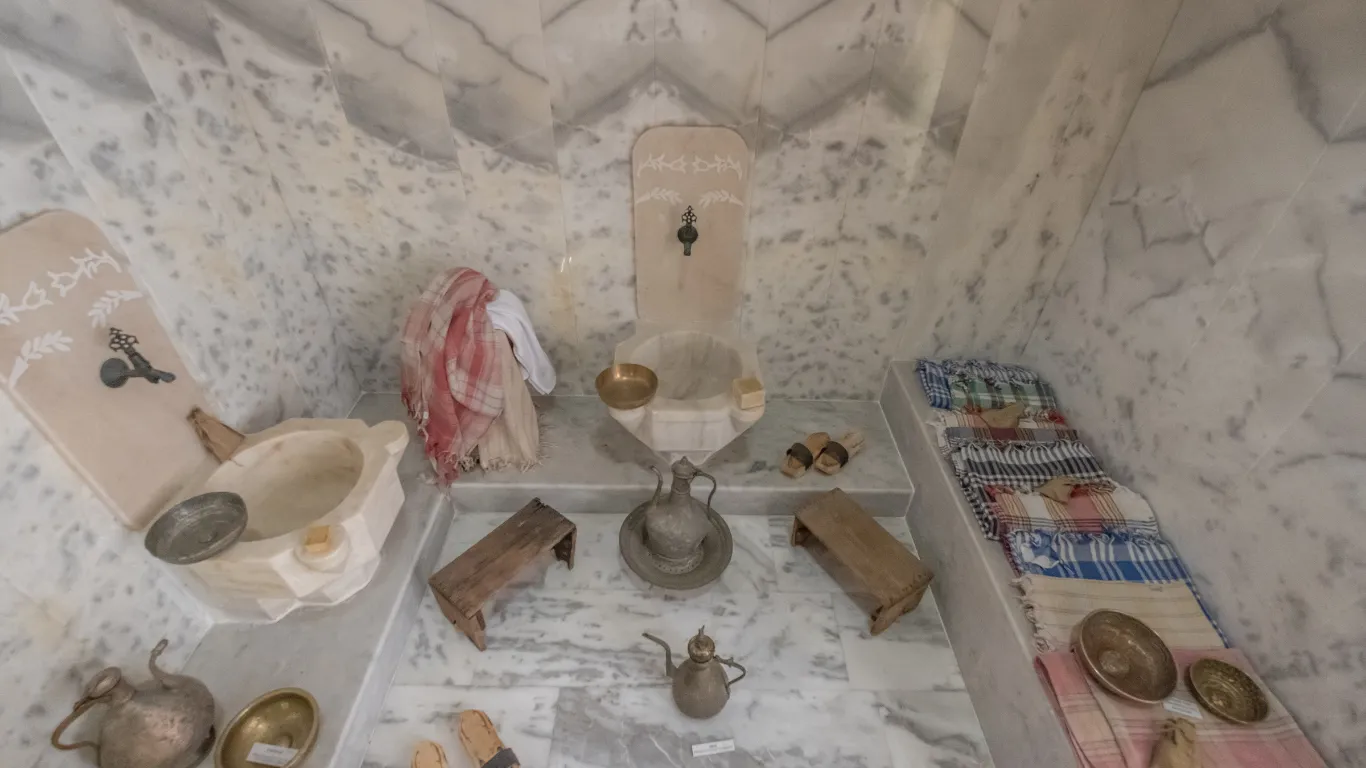 Couples relaxing in Victory Spa’s private hammam
