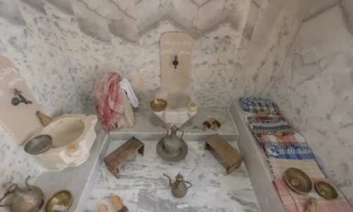 Traditional Turkish bath with private setup