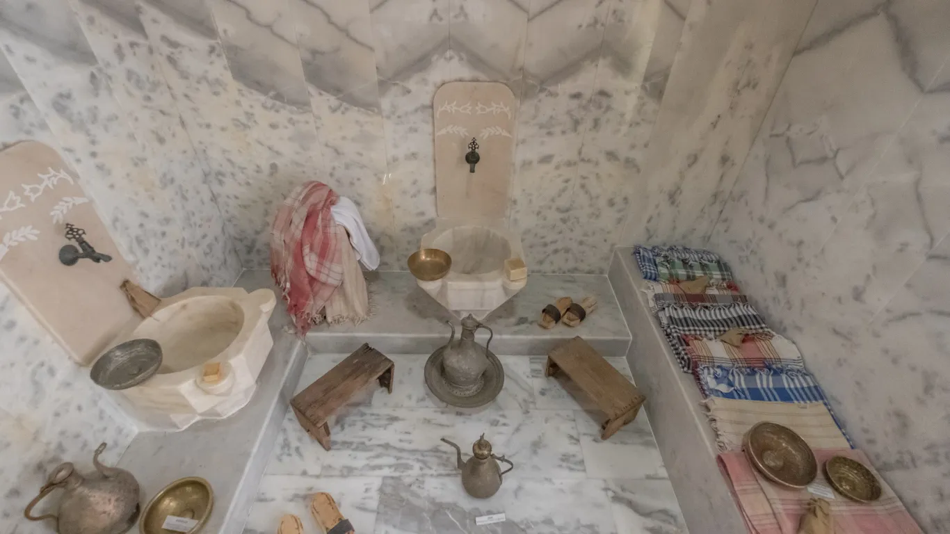 Traditional Turkish bath with private setup