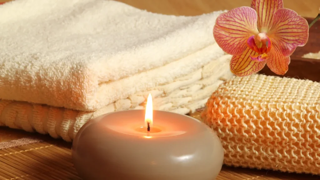 Couple enjoying hammam session close to Taksim Square