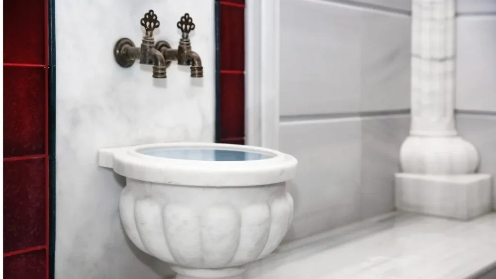 Traditional kese scrubbing ritual.