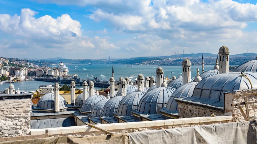 Couple enjoying a foam massage in a private suite.